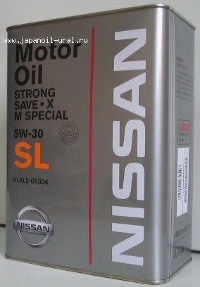 NISSAN STRONG SAVE-X SL 5W-30 4L