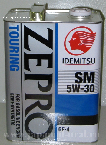 IDEMITSU ZEPRO TOURING SM/GF4 5W30 4L