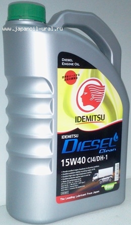 IDEMITSU DIESEL CLEAN 15W40 CI-4/DH-1 5L     