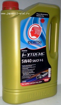 IDEMITSU EXTREME SN/CF 5W40 F-S 4L