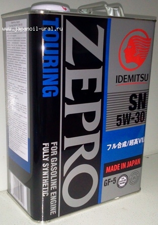 IDEMITSU ZEPRO TOURING 5W30 SN/GF-5 4L